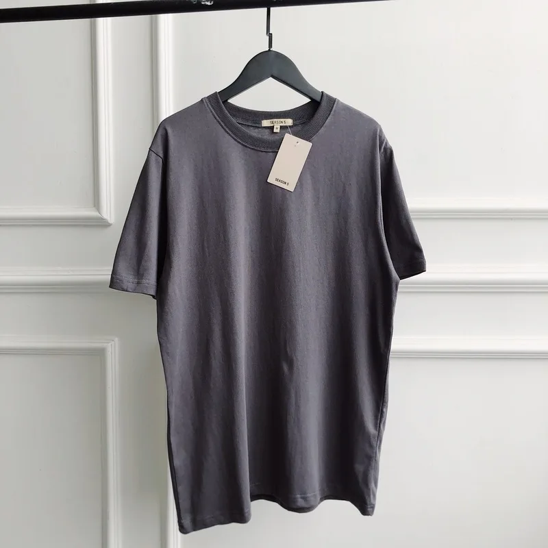 

19ss Season 5 KANYE WEST T Shirt Men Women 1:1 Oversized Streetwear Xxxtentacion T-shirt Harajuku Top Tees Season 5 Tshirt