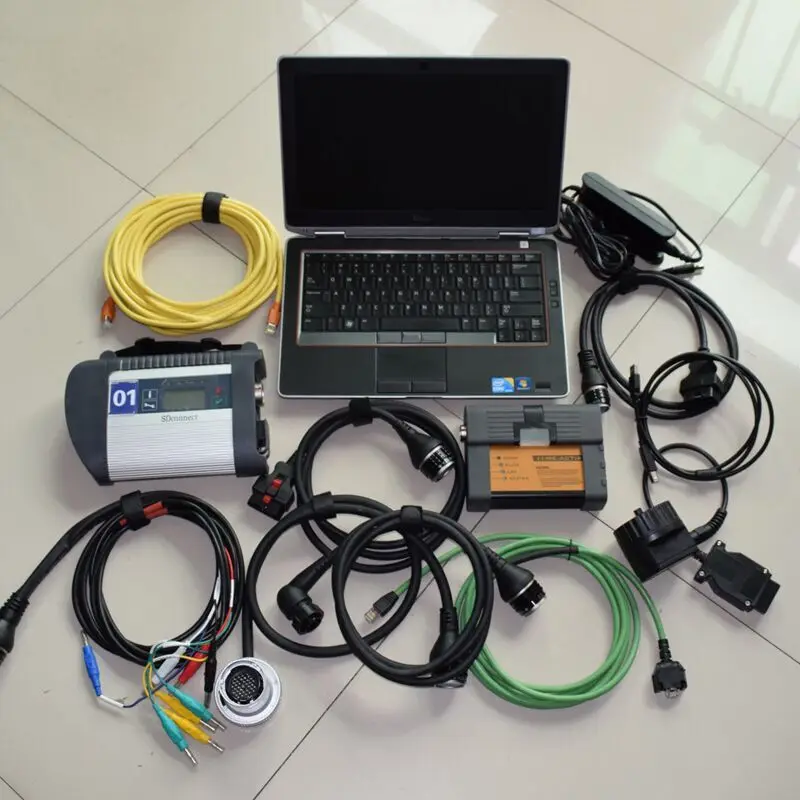 

Best 2in1 wifi mb star c4 for bmw icom a2 with laptop e6320 i5 4g with newest software hdd 1tb all cables full set ready to use