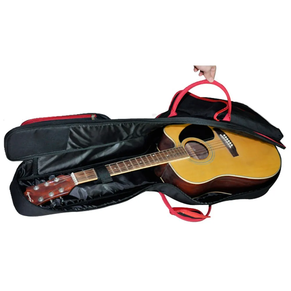 Professional portable 36 38 39" 40 41inch acoustic guitar case folk balladry guitar gig bag soft backpack cover concerts
