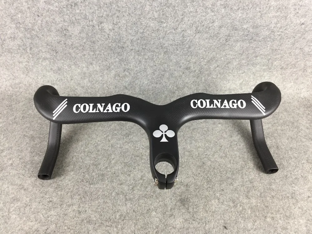 Глянцевый матовый руль Colnago c59 c60 c64, полностью углеродный руль для шоссейного велосипеда, углеродный руль для велосипеда, черная, красная, белая, золотая