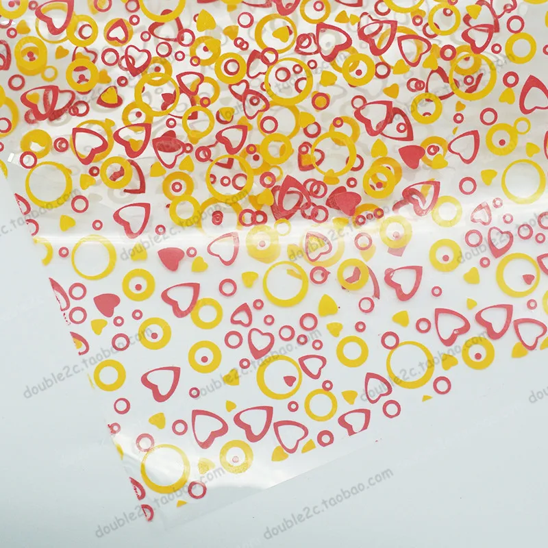 

10pcs/lot Chocolate Transfer Sheets,Transfer paper Chocolate Hearts Design plastic Molds,sugar stamp paper,party supply