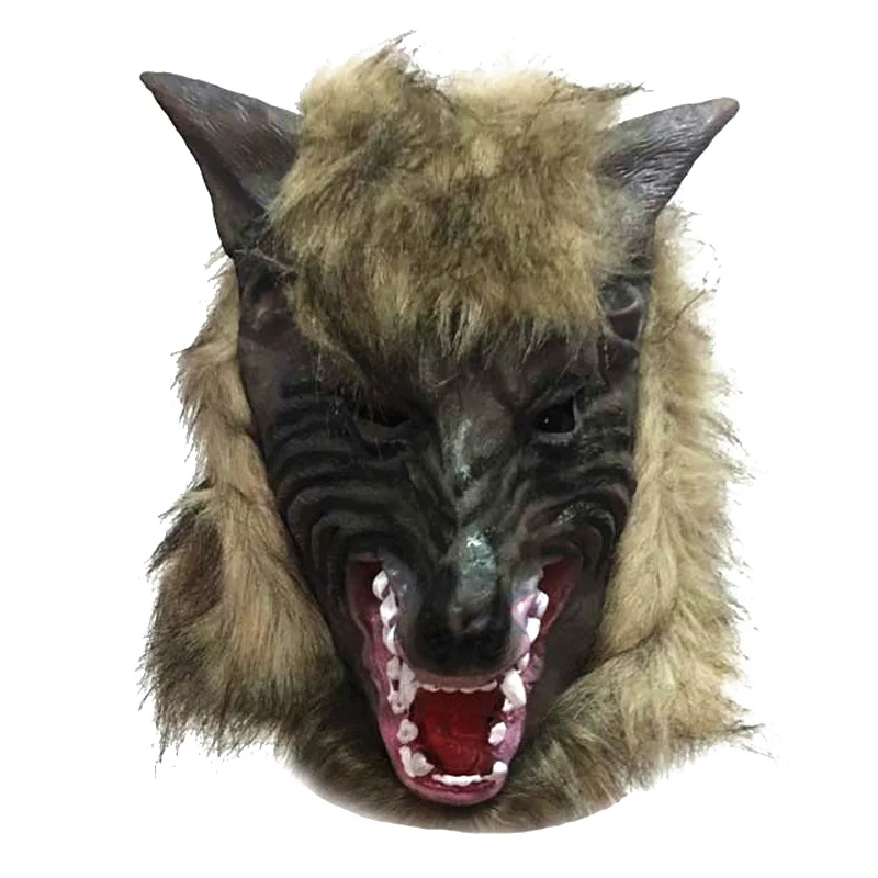 Party Mask Funny Animal Head Mask Creepy Halloween Costume Theater ...