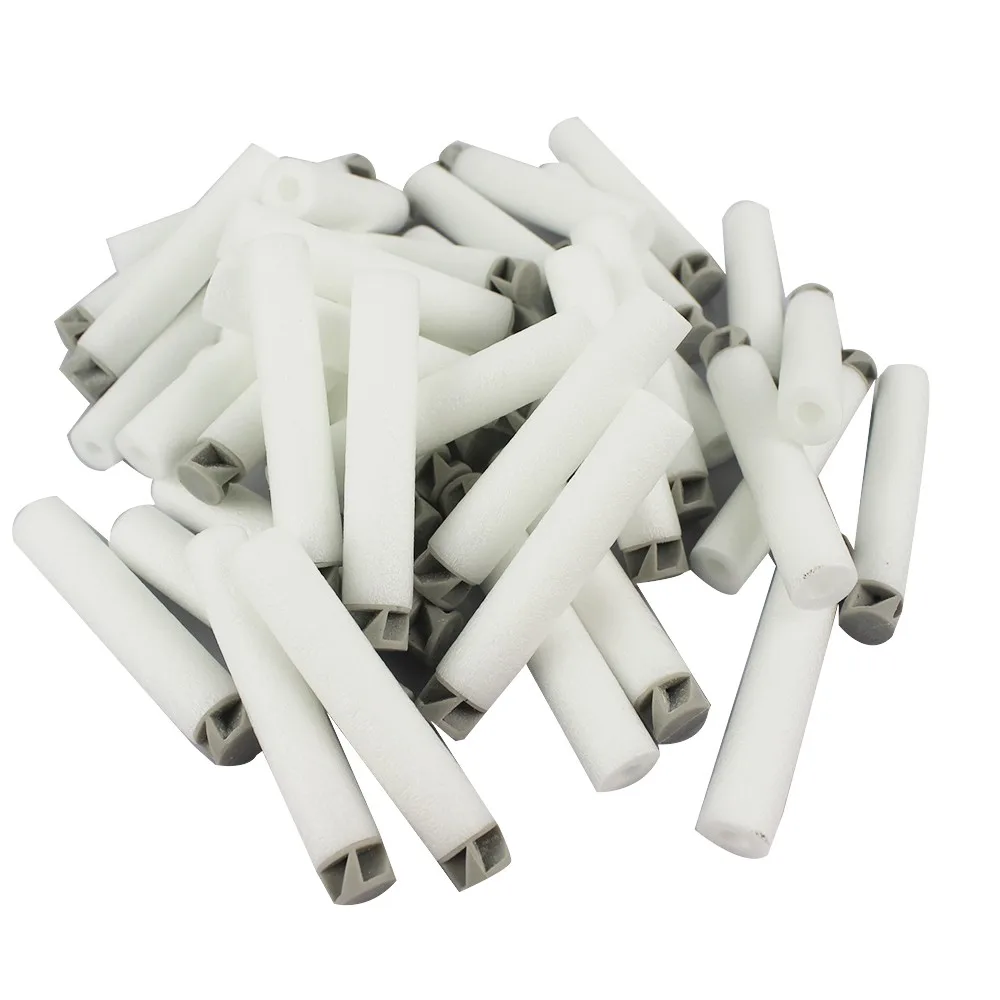 Luminous 100Pcs Soft Toy Gun Bullets Round Head Air Hole Foam Darts Bullet 7.2cm Air Soft Gun Pistol bullets