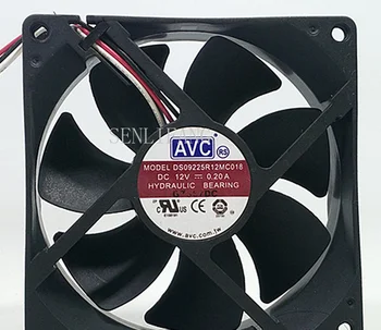 

Free shipping DS09225R12MC018 DC 12V 0.2A 140mm 92x92x25mm Server Cooler fan