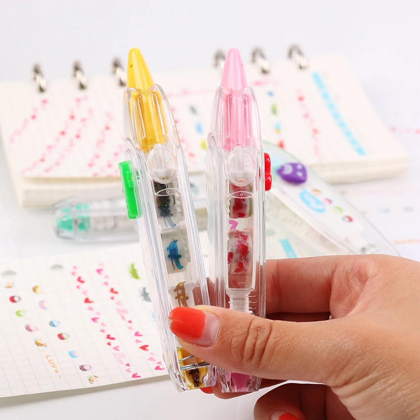 1 PC Korea Stationery Creative Correction Tape Colorful Lace Decorative