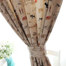 ZAKKA льняные занавески на окна, средиземноморские украшения дома шторы ткани 1,5*2 м