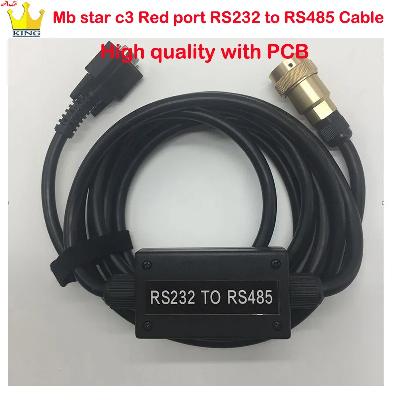 mb star c3 Red port RS232 to RS485 Cable high quality with PCB