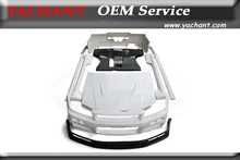Car-Styling Full FRP Fiber Glass Bodykits Fit For 99-00 Skyline R34 GTT 2D 4D GTR Conversion Body Kit Bumpers Lip Skirts Hood