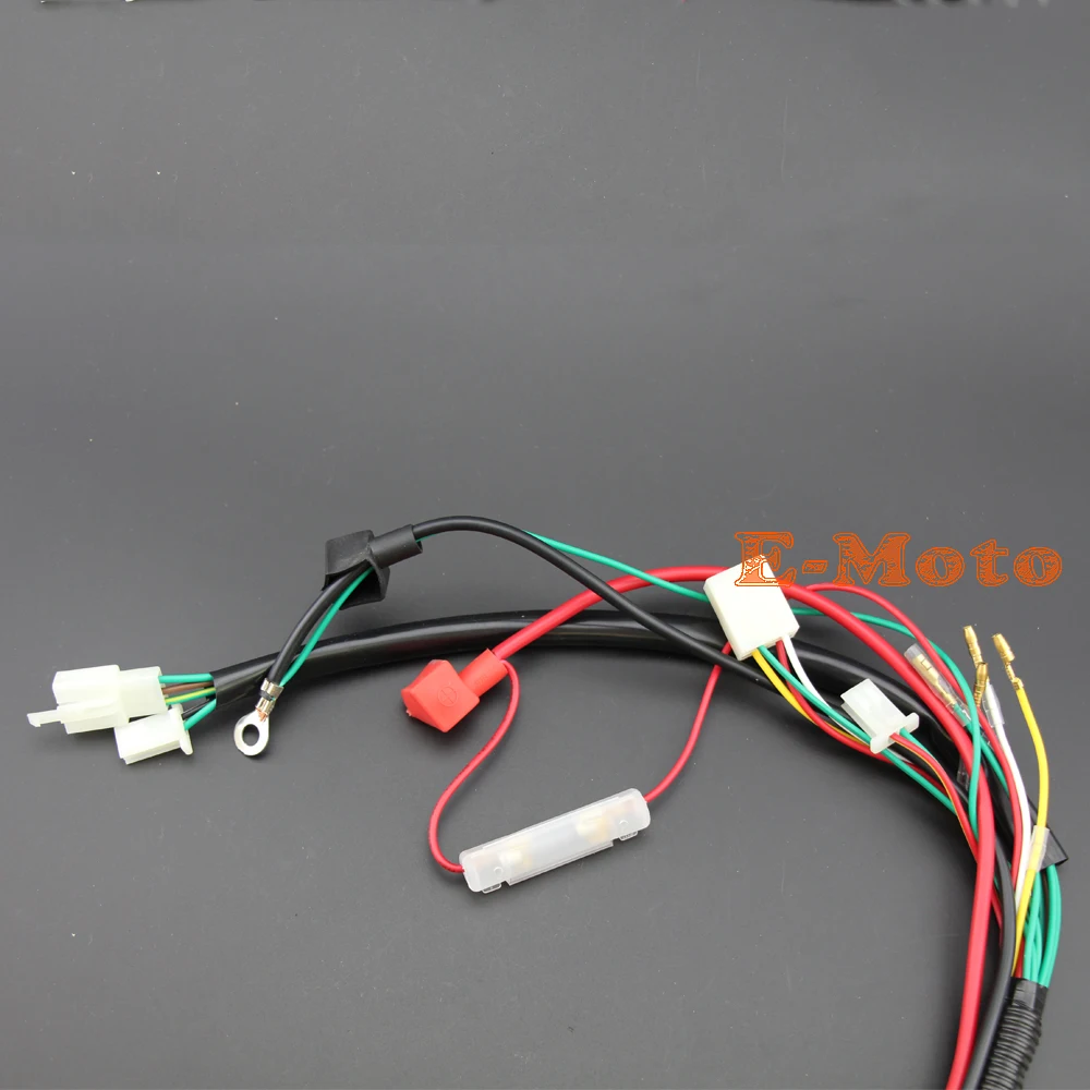 WIRE LOOM WIRING HARNESS WIRELOOM 50cc 70cc 110cc 125cc ATV QUAD BIKE BUGGY GO KART-in Motorbike Ingition from Automobiles & Motorcycles on Aliexpress.com ...