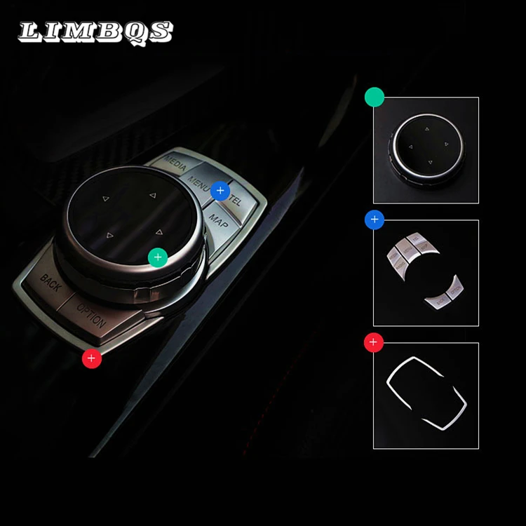 

Inter center Multimedia Button Cover For bmw x1 x3 x5 x6 f30 e90 e92 f10 fF11 f07 GT z4 f15 f16 f25 f34 e84 car styling