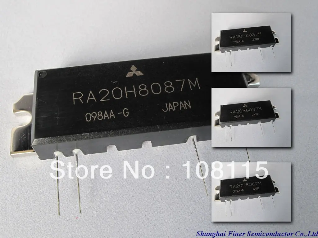 Mitsubishi rf mosfet amplifier power module RA20H8087Min Transistors