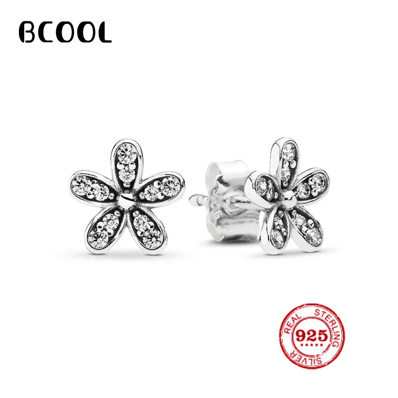 

BCOOL 2019 New 925 Sterling Silver Daisy Earrings, Suitable For Women To Wear Silver Dating, Cocktail Jewelry Gifts