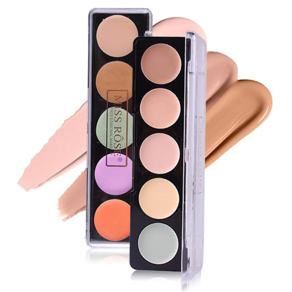 

New Concealer Palette Waterproof Foundation Powder Oil-Control Face Primer Base Makeup Pallete 5 Color/Set