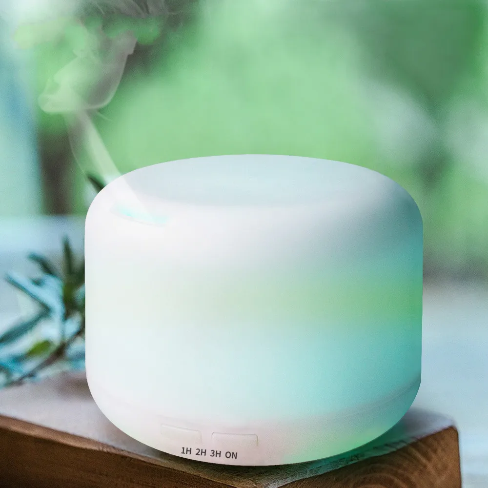 

USB Ultrasonic Aromatherapy Humidifier Essential Oil Diffuser Air for Home Mist Maker Aroma Diffuser Fogger LED Light 300ML