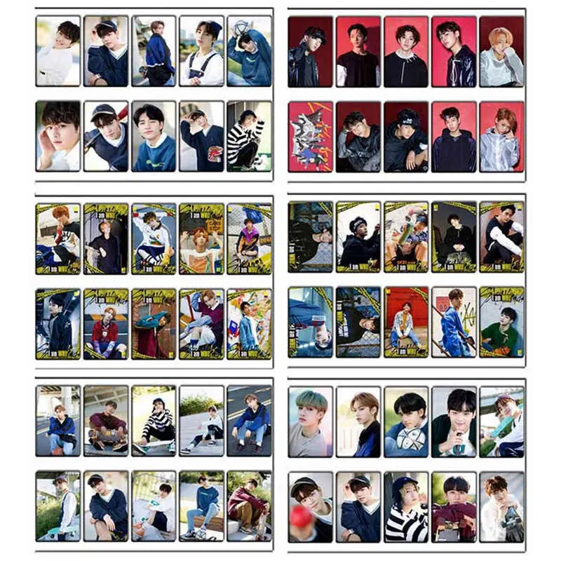 

10 Pcs Kawaii KPOP Stray Kids Lomo CRYSTAL Cards HD Photo Card Stickers Photocard Poster Gift Gift Stationery