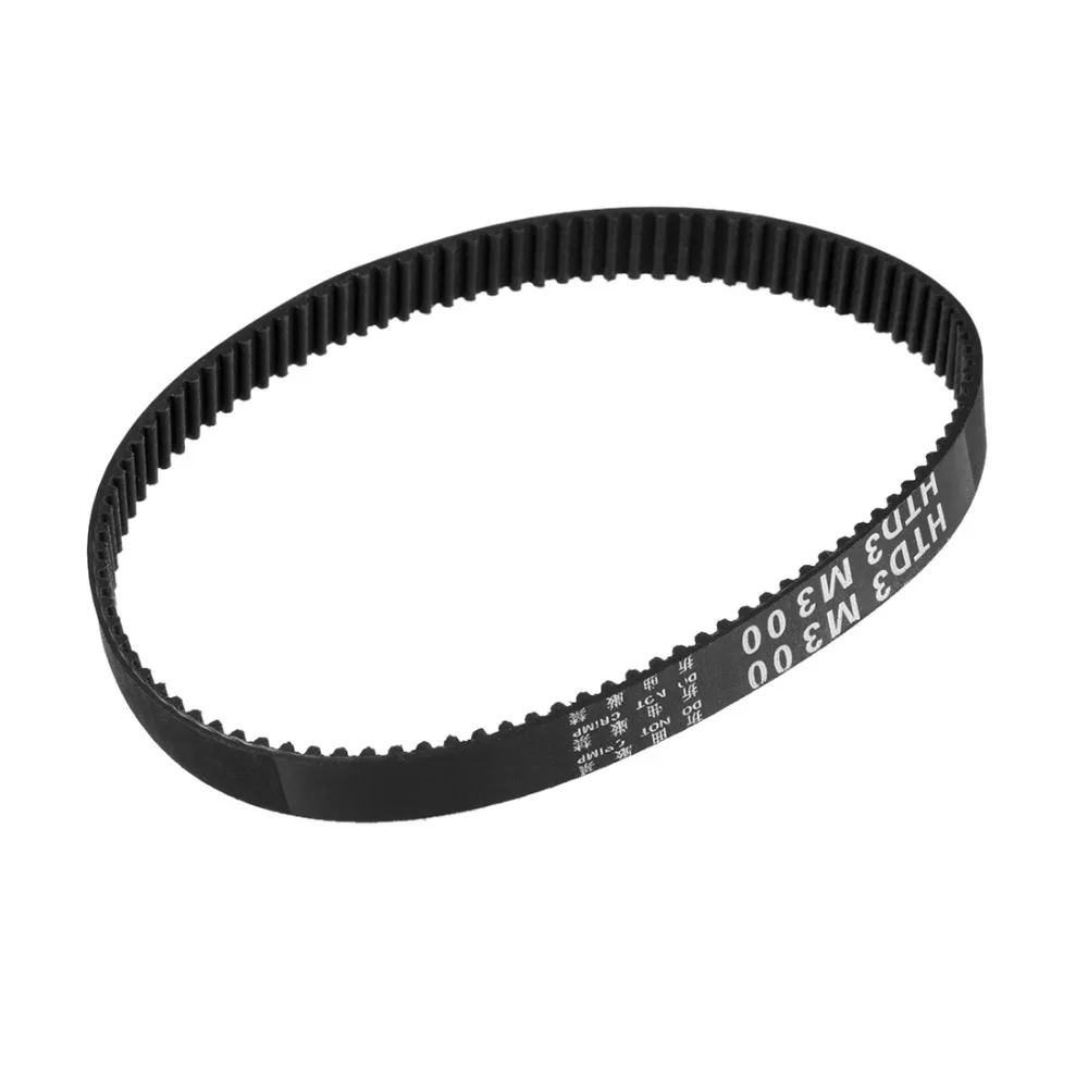 

Uxcell HTD 3M240 HTD 3M300 Black Rubber Timing Belt 80T 100T Synchronous Closed Loop Belt Timing Pulley Tools 9.5mm Width