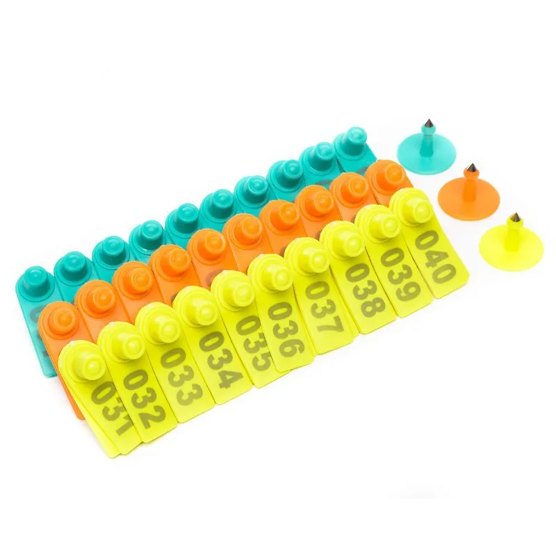 

100 Sets Livestock Ear Mark Sheep Ear Tag Use Numbers EarTag Eartag Animal Tag