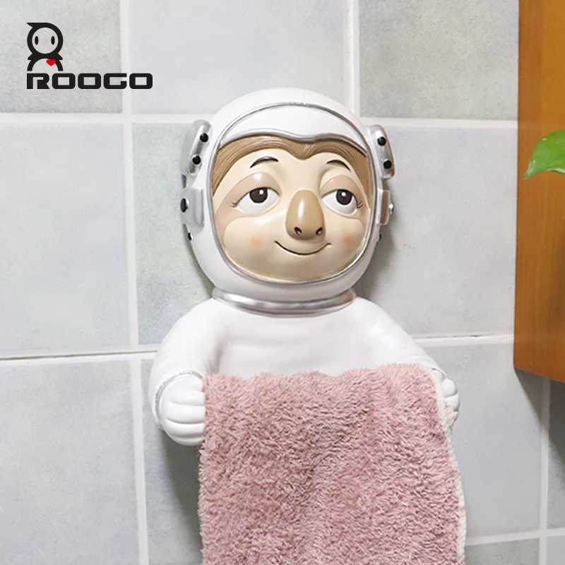 Силиконовый держатель для бумаги Roogo в виде мультяшных животных астронавтов