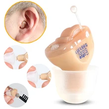 Mini Digital In Ear Invisible Deafness Hearing Aid Inner Sound Voice Amplifier Hearing Device for the Deaf TV Hearing Aid