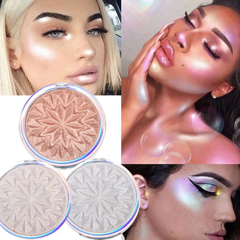 

Illuminator Makeup Powder Oil Control Concealer Bronzer Palette High Lighter Body Shimmer Brightening Facial Highlighter