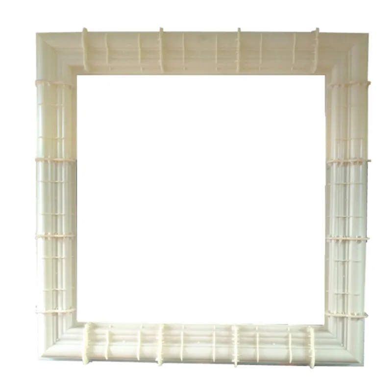 16 см/6.3in ABS Multi шаблон литой на месте квадратная колонна традиционная оконная рама плесень-картина/незначительная рамка
