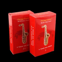 Старый Reed решений летающие Гусь тенор-саксофон Reeds 2.5#, 3.0# независимая упаковка Red Box 8