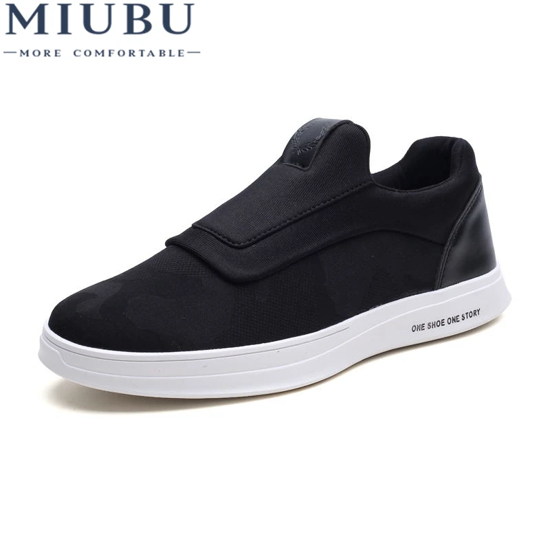 

MIUBU Brand Men Tenis Masculino Adulto Sneakers Chaussure Homme Tenis Feminino Breathable Loafers Casual Slip-On Rubber