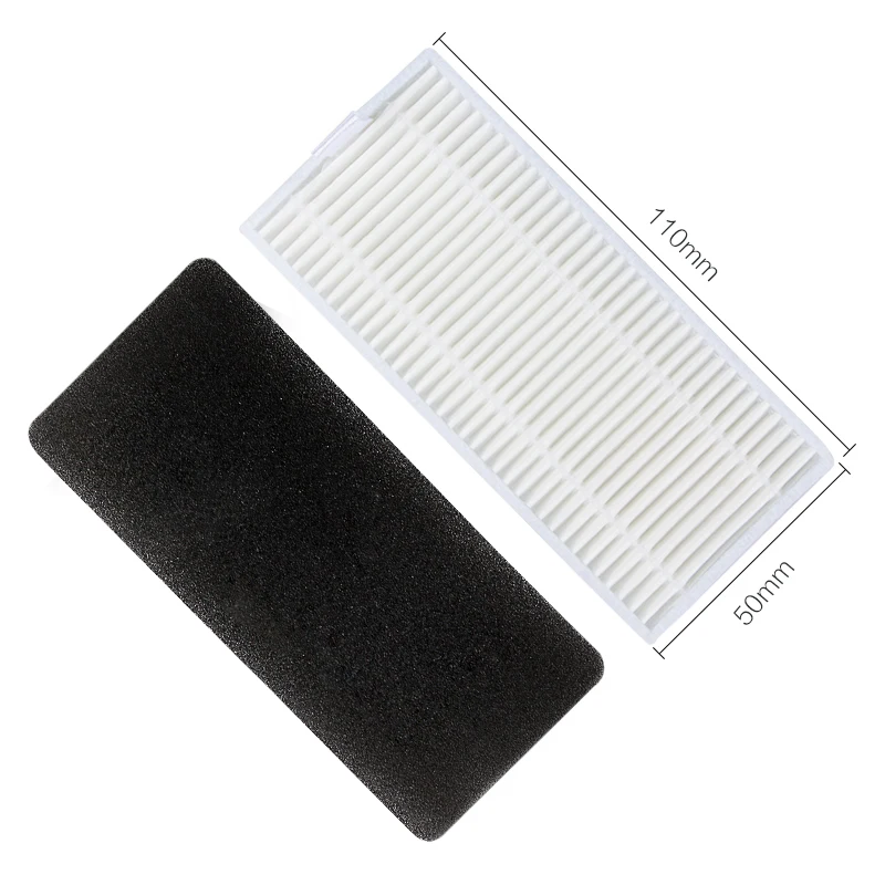 

10pcs/lot Robot Vacuum Cleaner Parts 110*50mm HEPA Filter For Vacuum Cleaner DN620 DN621 Fine Cotton Filter High Quality Accesso