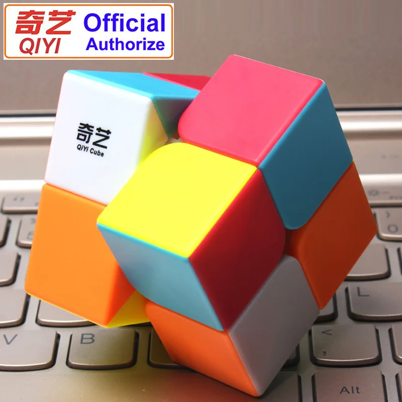 QIYI order 2x2 скоростной магический куб без наклеек 2x2x2 Cubo Magico Puzzle Развивающие игрушки для детей Детский подарок