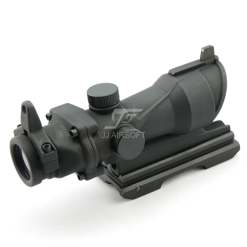 JJ Airsoft ACOG Style 4x32 с креплением QD (черный/коричневый) Бесплатная доставка