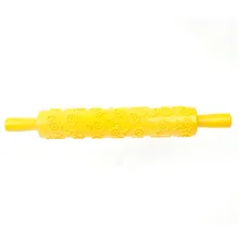 1 шт. Роллинг штифт Подсолнух узоры инструменты для выпечки помадка тисненая форма для украшения торта, ролик для пасты, антипригарный