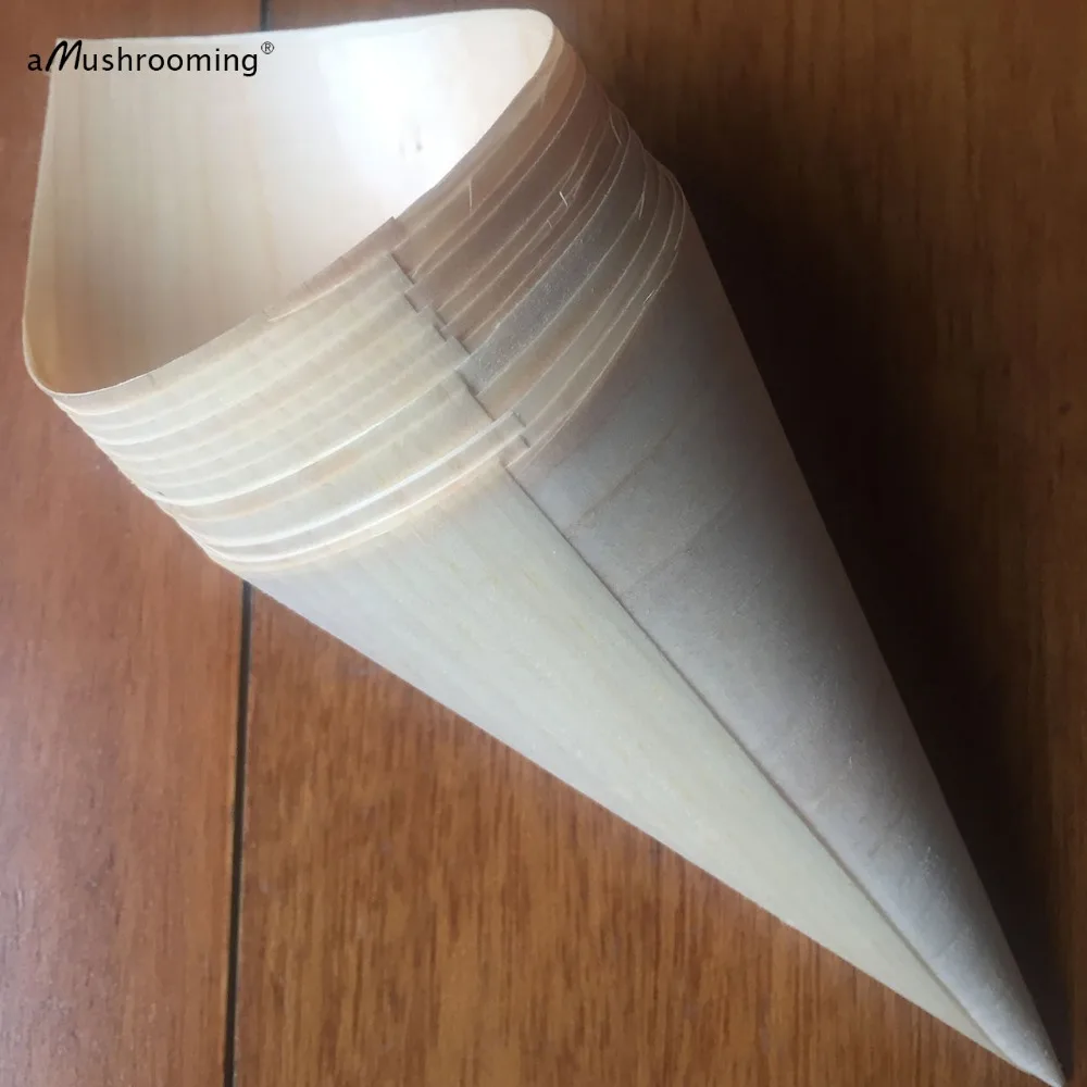 Buy 50 Disposable Ice Cream Cone Holders Wooden Cone