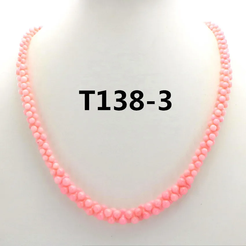 Natural red coral necklaces for women necklace best friend necklace gemstone jewelry wholesale sterling silver 925  (14)