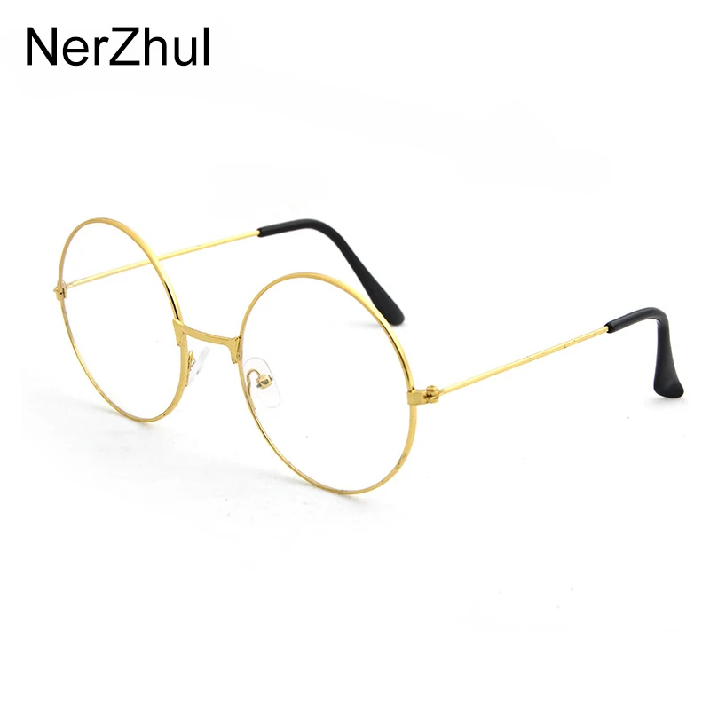 NerZhul оправа для очков, прозрачные линзы, круглые поддельные очки, оправа для оптических очков, прозрачная оправа