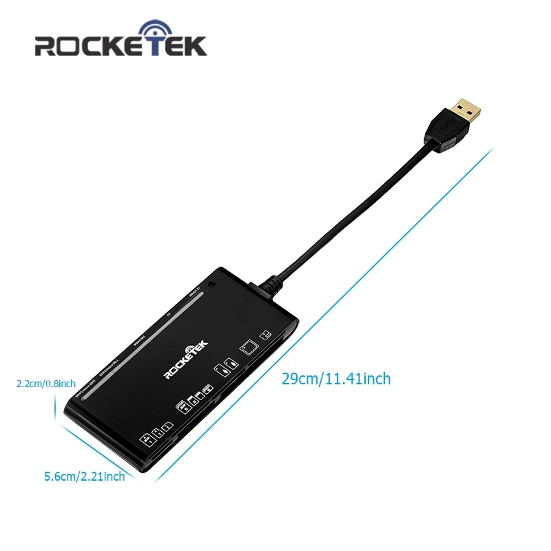 Rocketek в то же время читать 5 карт usb 3 0 памяти otg телефон card reader Адаптер для SD/TF CF MS XD