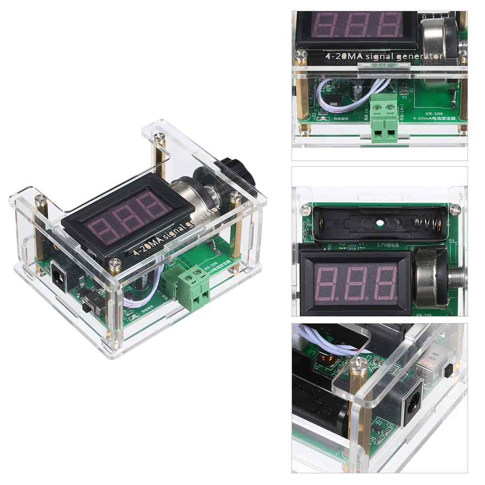 СВЕТОДИОДНЫЙ цифровой генератор сигналов, ручной перезаряжаемый аналоговый генератор тока, настраиваемый дисплей, передатчик напряжения Moudle