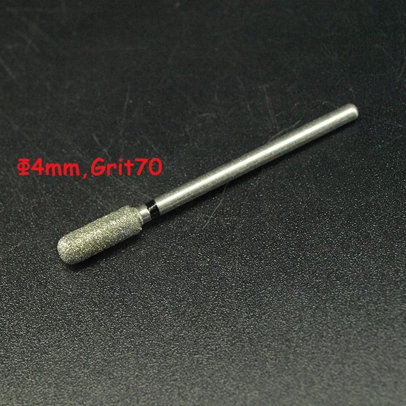 

EasyNail~1Pcs Smooth Top Diamond Nail Drill Bit Mill Cutter Nail Files Nail Electric Drill Manicure Device Machine Accessory