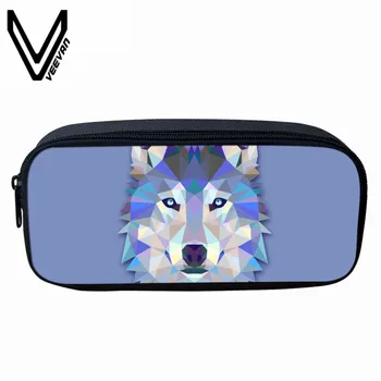 

VEEVANV Novelty Cute Alpaca Large Women Pencil Case Stroage Organizer Pen Purse Children Men Wallets School Purse Fashion Design