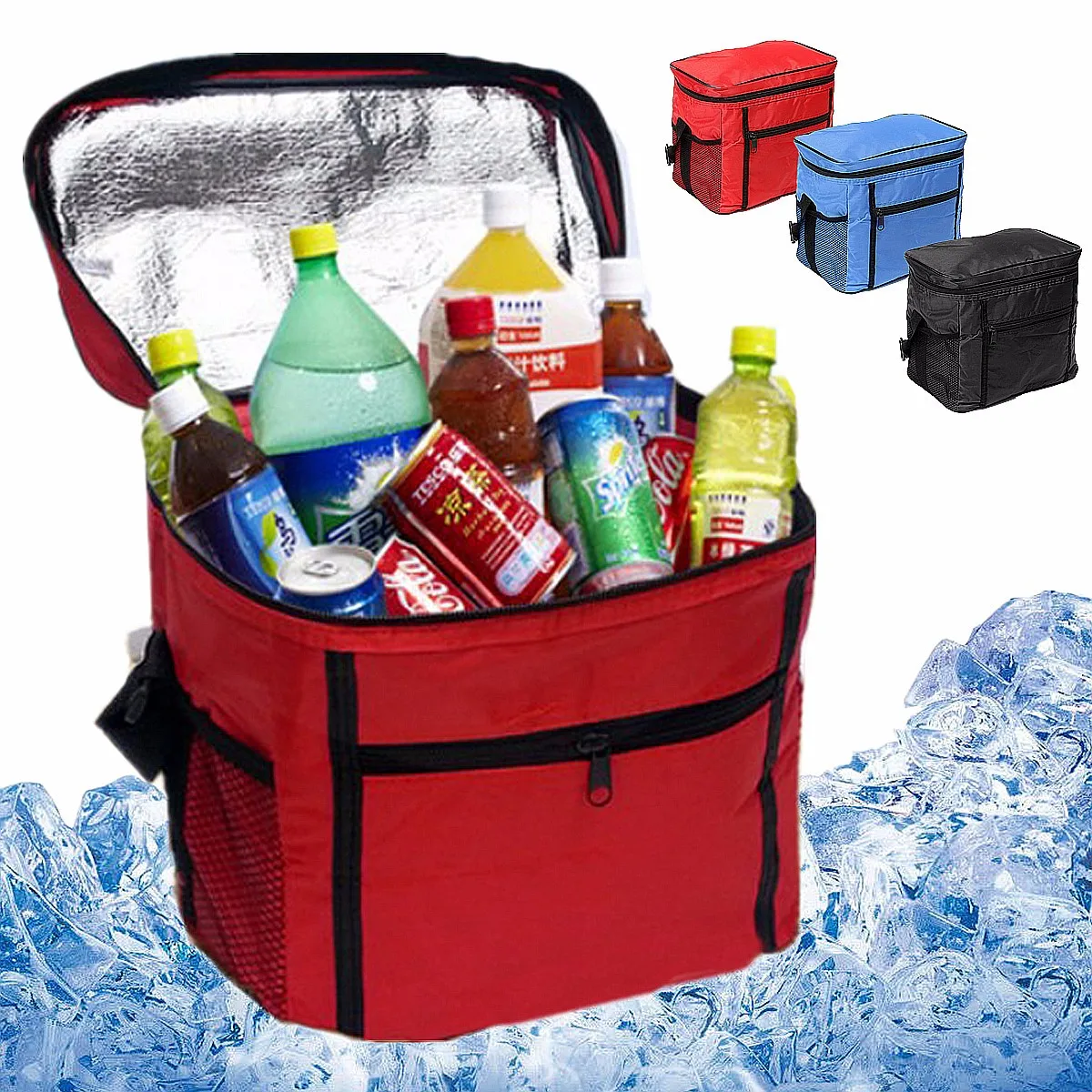 Buy Portable Thermal Cooler Insulated Lunch Ice Tote