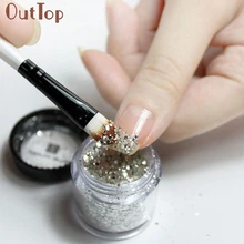 Dropshipping Hot 10g/Box Gold Sliver Nail Glitter Powder Shinning Nail Mirror Powder Mar10