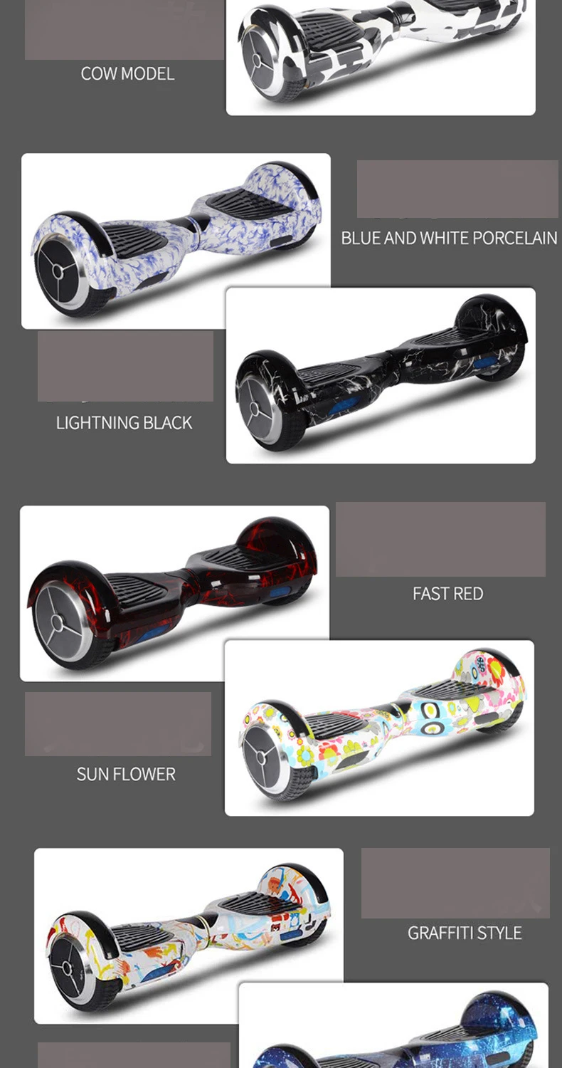 Perfect Electric Scooter Hoverboard ProtableS Incloud Bag ding 6.5 Inch 42V  Two Wheels  Self Balance for Adult Men Women Scooter 10