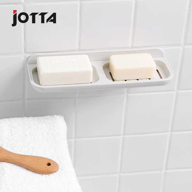 Soap box bituminous soap rack double bathroom hanging double row creative perforated suction cup wall hanging suction wall bathr