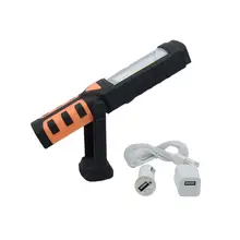 Портативный 10 Вт COB светодиодный перезаряжаемый рабочий светильник, светильник-вспышка для ремонта автомобиля, инспекционный светильник, магнитный аварийный светильник