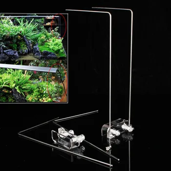

4PCS Stainless Steel Aquarium Stand For Aquatic High LED Light Lamp Fish Tank Holder Bracket Support