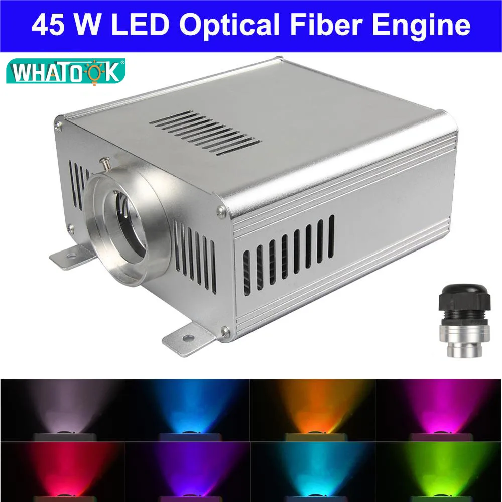 

DIY DMX/DMX512 45W RGB LED Fiber Optical satr ceiling light kits Engine Driver for all kinds fiber optics Cable as decoration