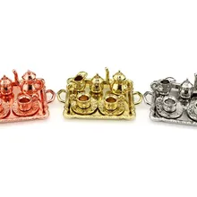 1:12 милый мини кукольный домик Миниатюрный чайный сервиз