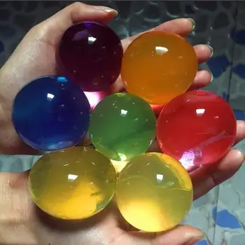 

10/30pcs/lot Big Crystal Soil Mud Hydrogel Gel Kids Children Toy Water Beads Growing Up Orbiz Water Balls Wedding Home Decor
