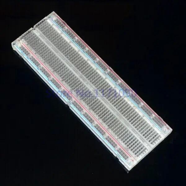 

Crystal ! Solderless Solder Less Breadboard Protoboard 2 buses Tie-point Tiepoint 830 forArduino