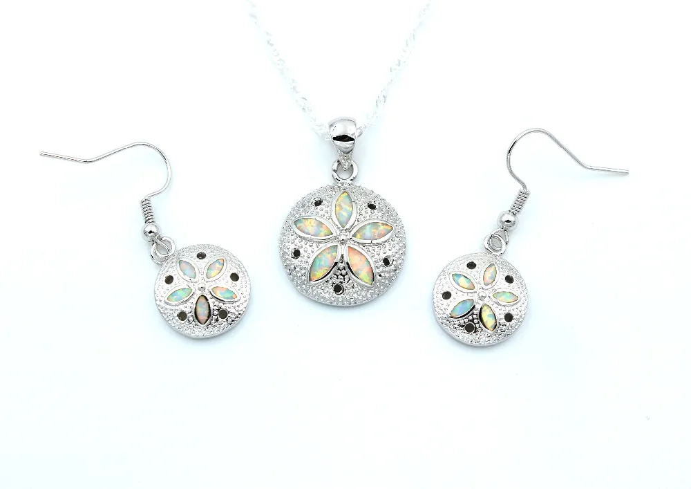 Песочный доллар огненный опал ювелирные наборы на Рождество|opal jewelry set|jewelry setsfire