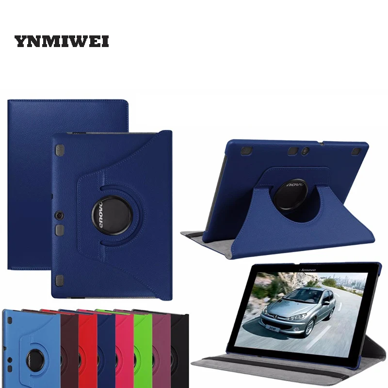 Чехол с откидной крышкой Tab 2 A10 70F 360 degee Litchi искусственная кожа чехол для Lenovo Tab2 70